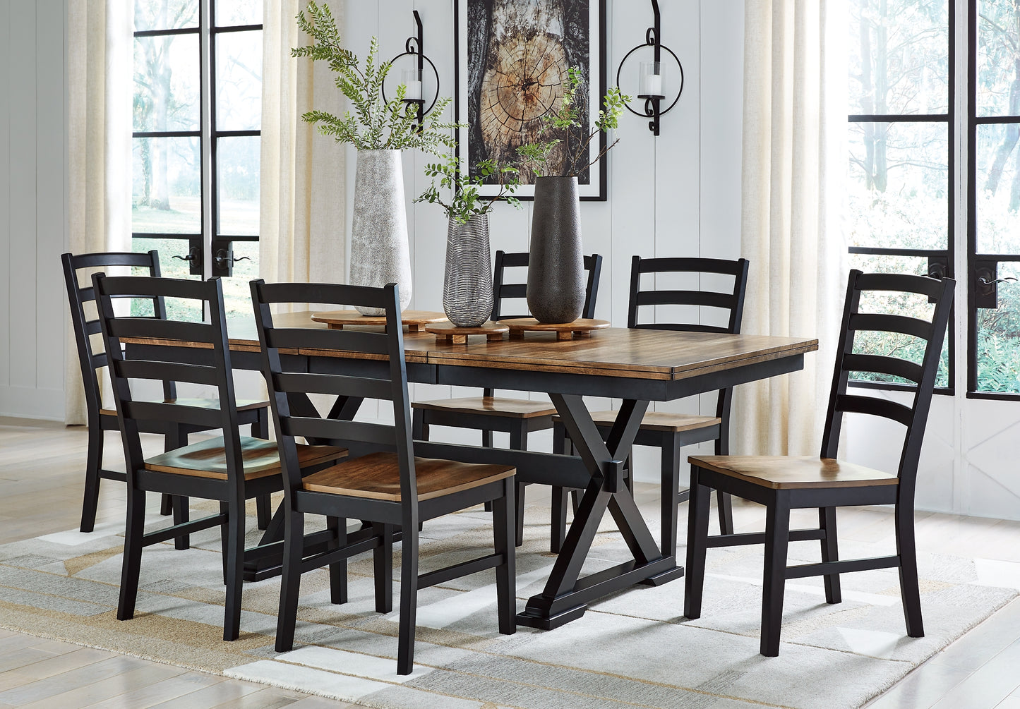 Wildenauer Dining Table and 6 Chairs