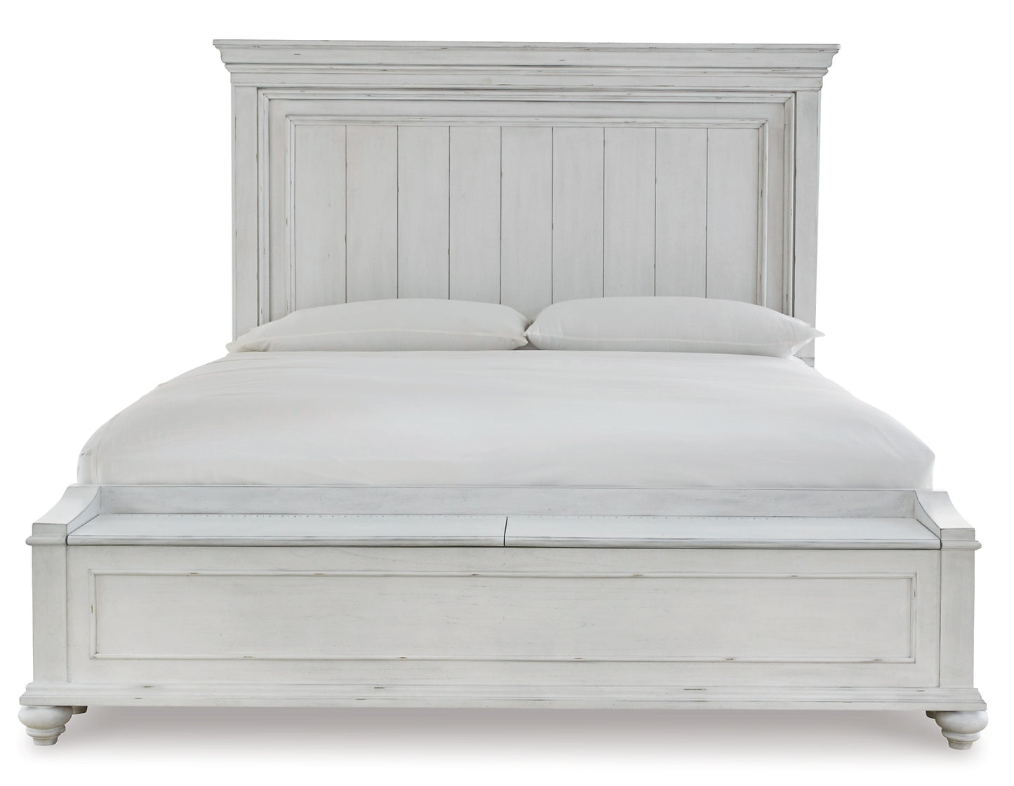 Kanwyn Queen Panel Bed with Storage with Dresser