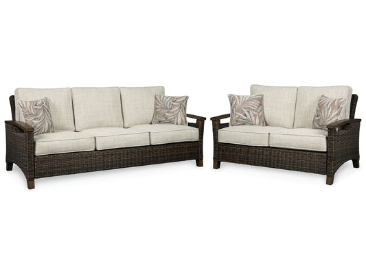 Paradise Trail Outdoor Sofa and Loveseat