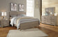 Culverbach King Panel Bed with Mirrored Dresser and 2 Nightstands