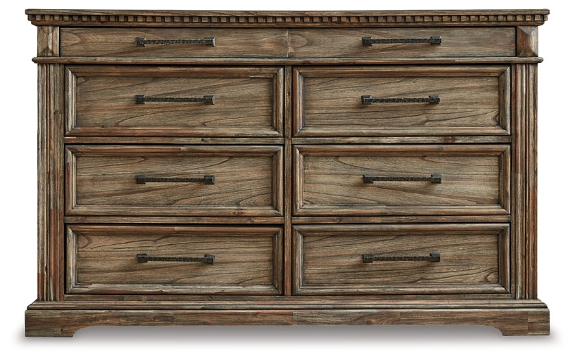 Markenburg California King Panel Bed with Dresser