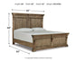 Markenburg California King Panel Bed with Mirrored Dresser